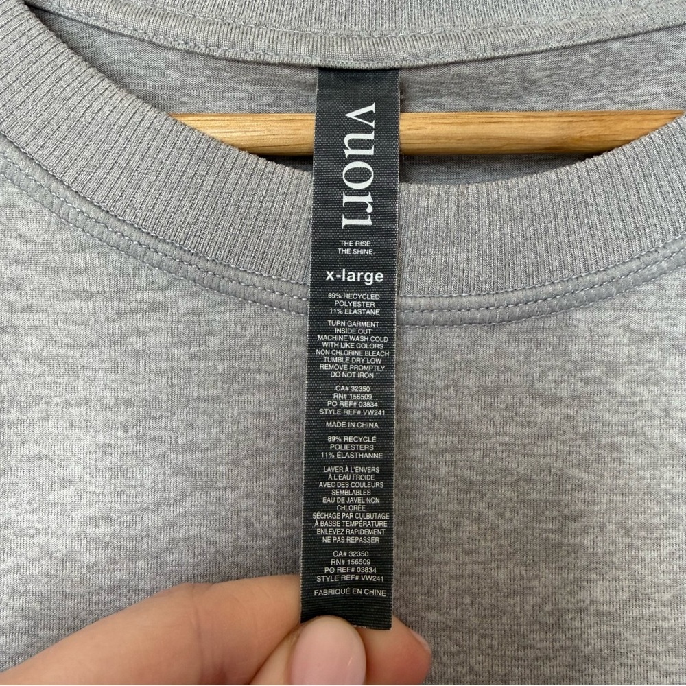 VUORI Women's Halo Long Sleeve T-Shirt Size XL - Picture 3 of 3